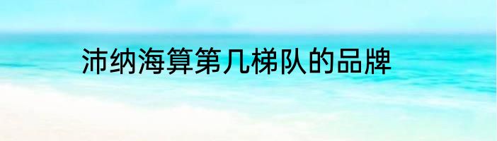 沛纳海算第几梯队的品牌