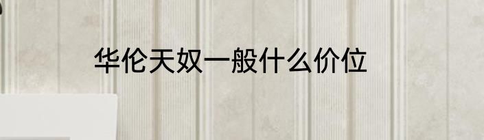 华伦天奴一般什么价位