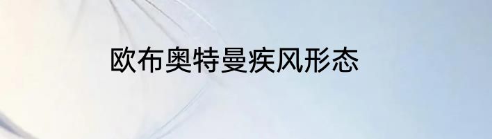 欧布奥特曼疾风形态
