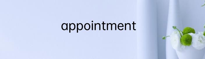appointment
