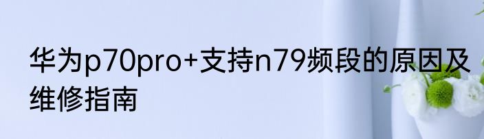 华为p70pro+支持n79频段的原因及维修指南