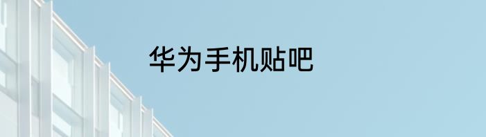 华为手机贴吧