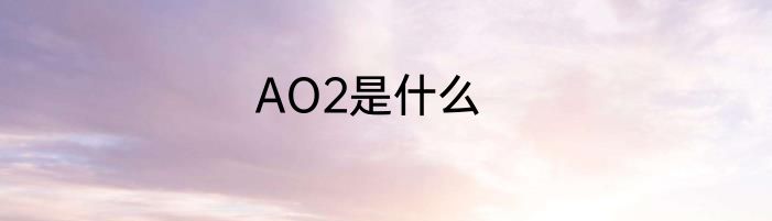 AO2是什么