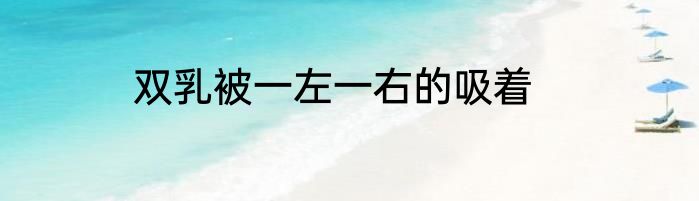 双乳被一左一右的吸着