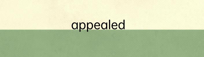 appealed