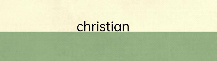 christian