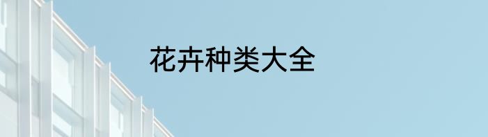 花卉种类大全