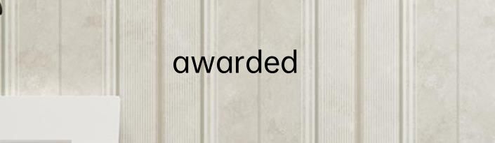 awarded