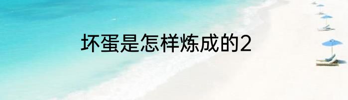 坏蛋是怎样炼成的2