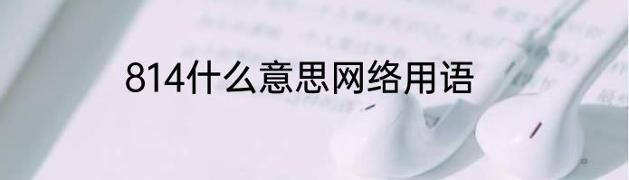 814什么意思网络用语