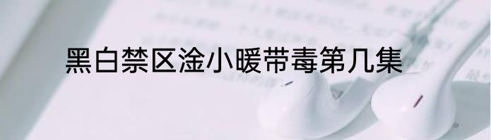 黑白禁区淦小暖带毒第几集