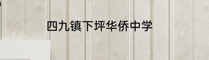 四九镇下坪华侨中学