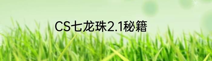 CS七龙珠2.1秘籍