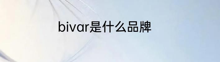 bivar是什么品牌