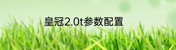皇冠2.0t参数配置