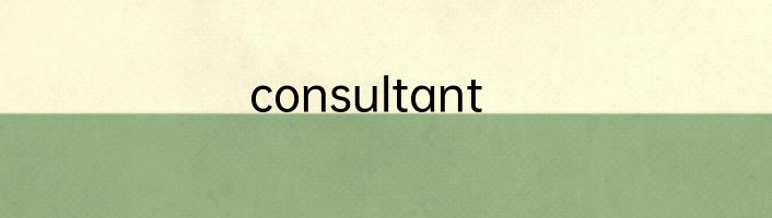 consultant