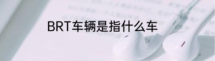 BRT车辆是指什么车