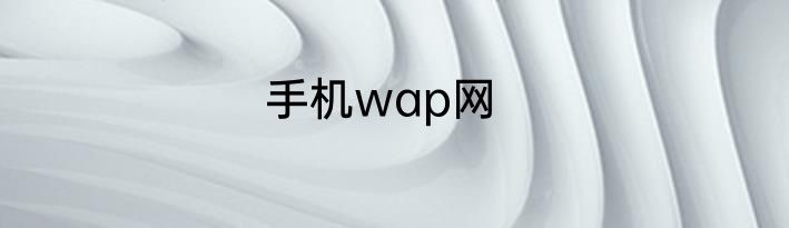 手机wap网